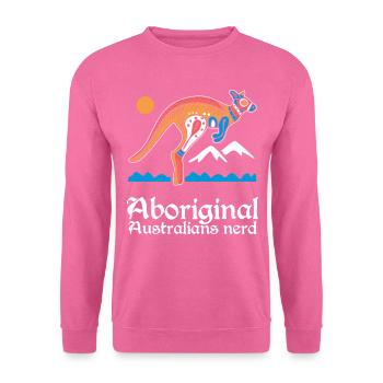 Aboriginal Australians Nerd - Unisex Pullover - Pink - Vorne