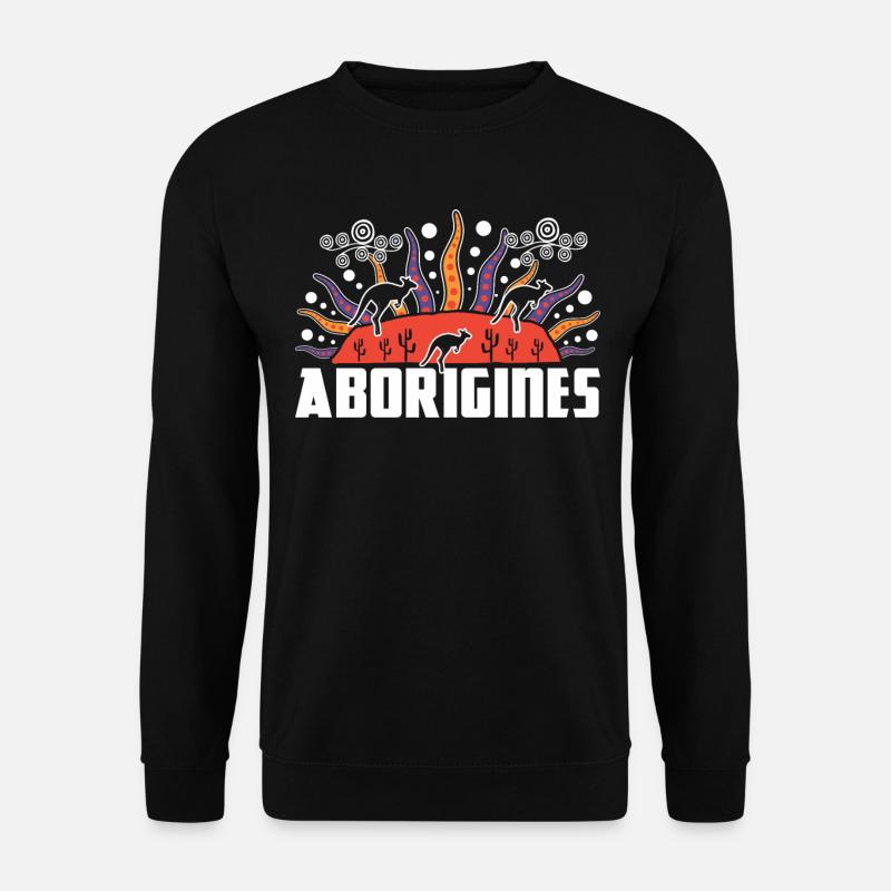 Aborigines - Unisex Pullover - Schwarz