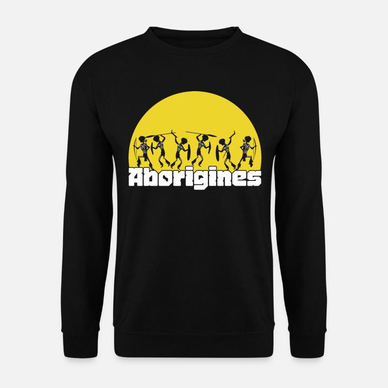 Aborigines - Unisex Pullover - Schwarz