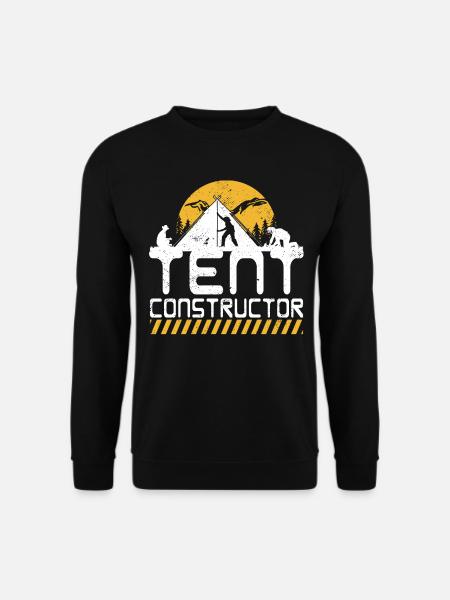 Tent constructor - Unisex Sweatshirt - black