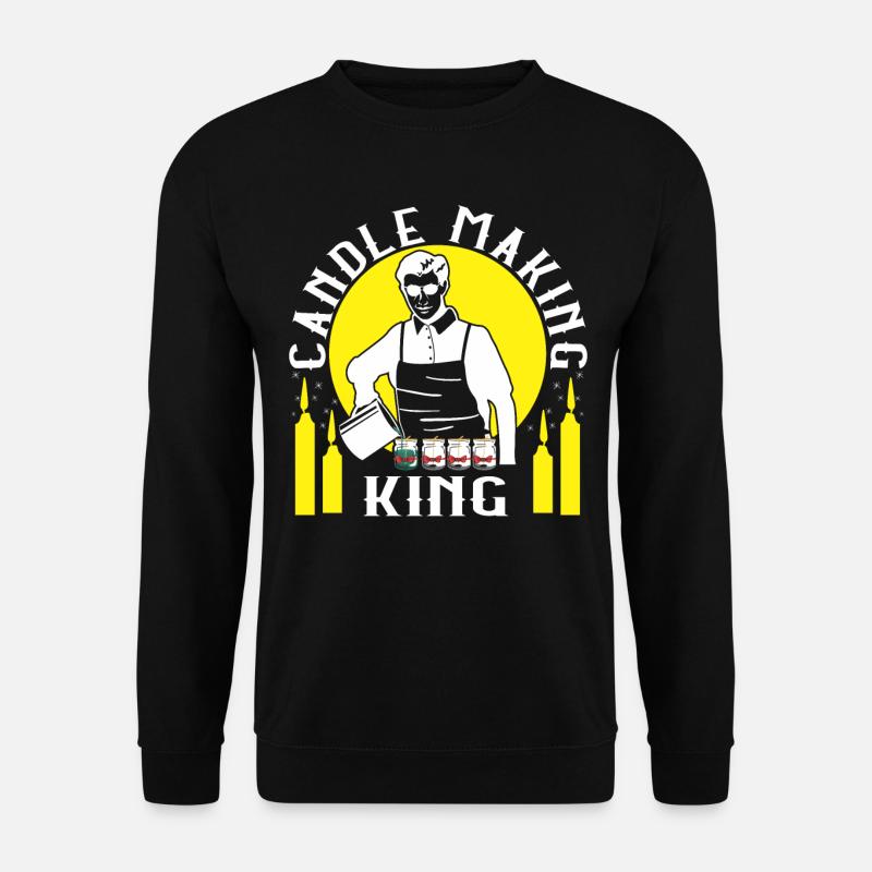 Candle Making King - Unisex Sweatshirt - black