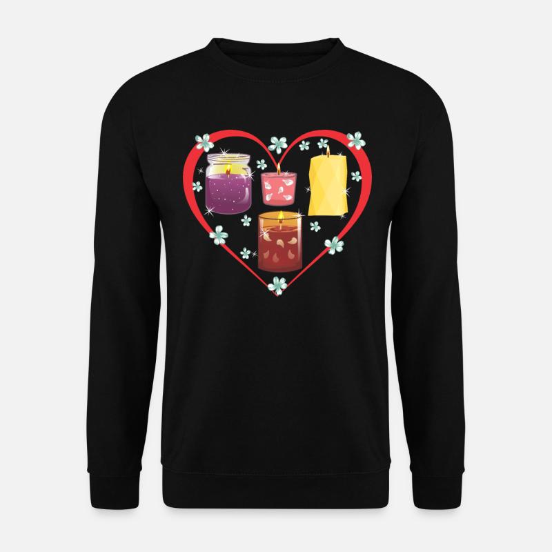 Kerzenherstellung - Unisex Pullover - Schwarz