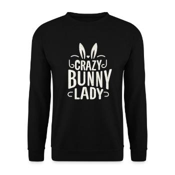 Folle Bunny Lady - Sweat-shirt Unisexe - noir - Devant - Alina (178cm) & Michal (187cm)