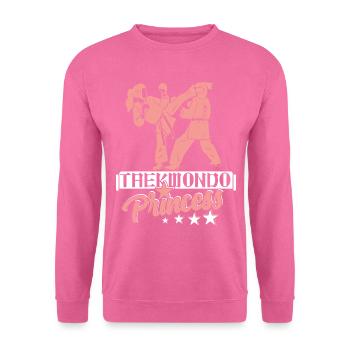 Taekwondo Prinzessin - Unisex Pullover - Pink - Vorne