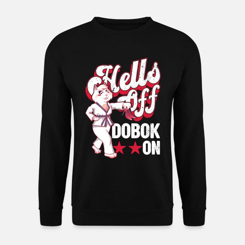 Absätze von Dobok an - Unisex Pullover - Schwarz