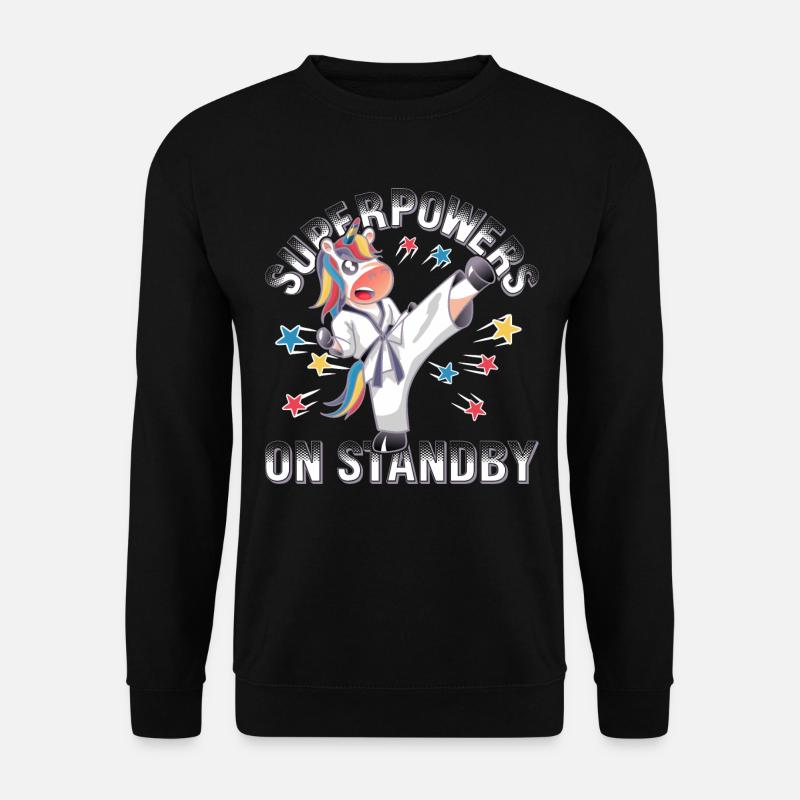Superpowers on standby - Unisex Sweatshirt - black