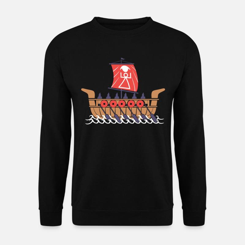 Carthage Battle Ship - Unisex Sweatshirt - black
