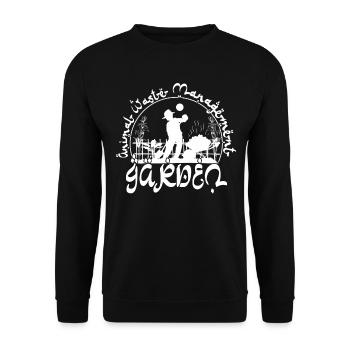 Animal waste management garden - Unisex Sweatshirt - black - Front - Alina (178cm) & Michal (187cm)