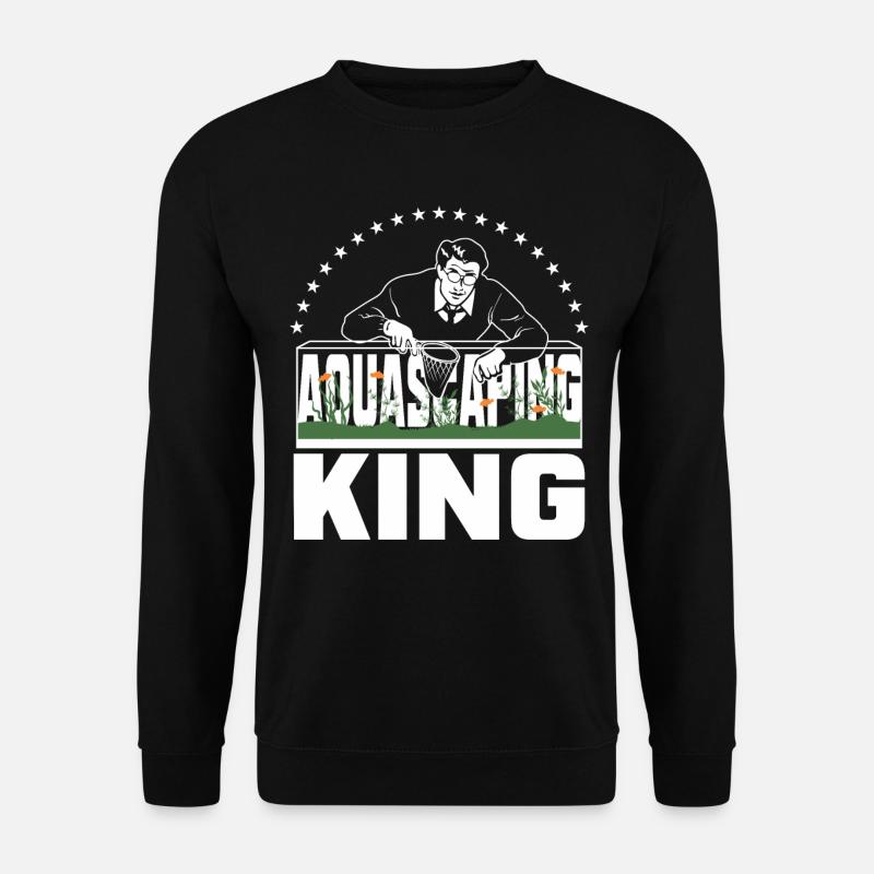 Aquascaping King - Unisex Sweatshirt - black