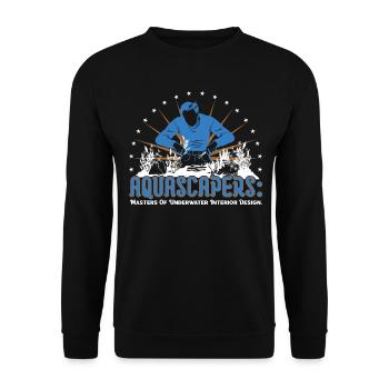 Meister der Unterwasser-Innenarchitektur. - Unisex Pullover - Schwarz - Vorne - Alina (178cm) & Michal (187cm)