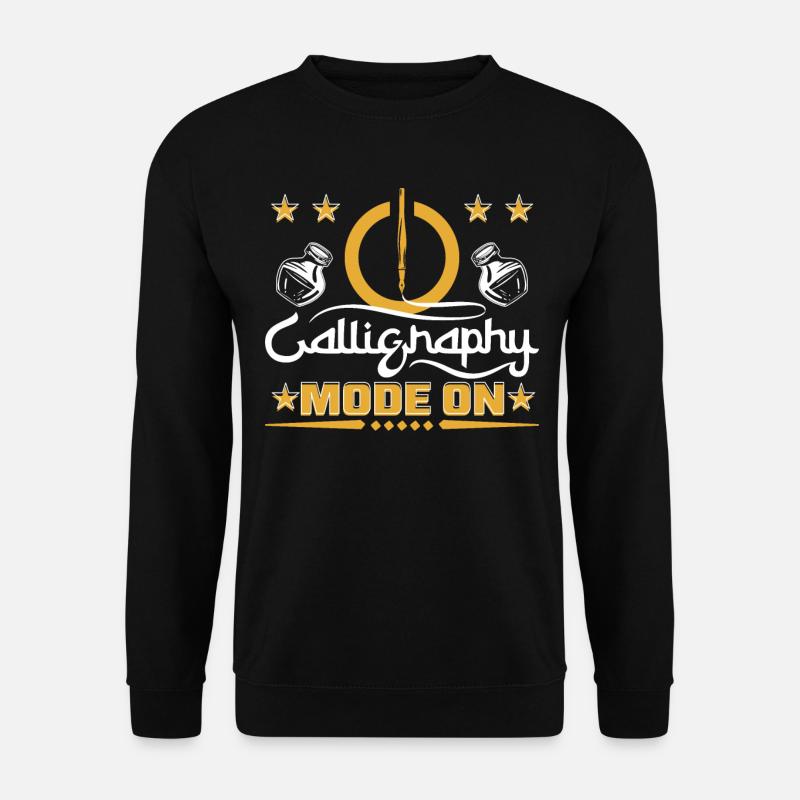Kalligrafie-Modus ein - Unisex Pullover - Schwarz