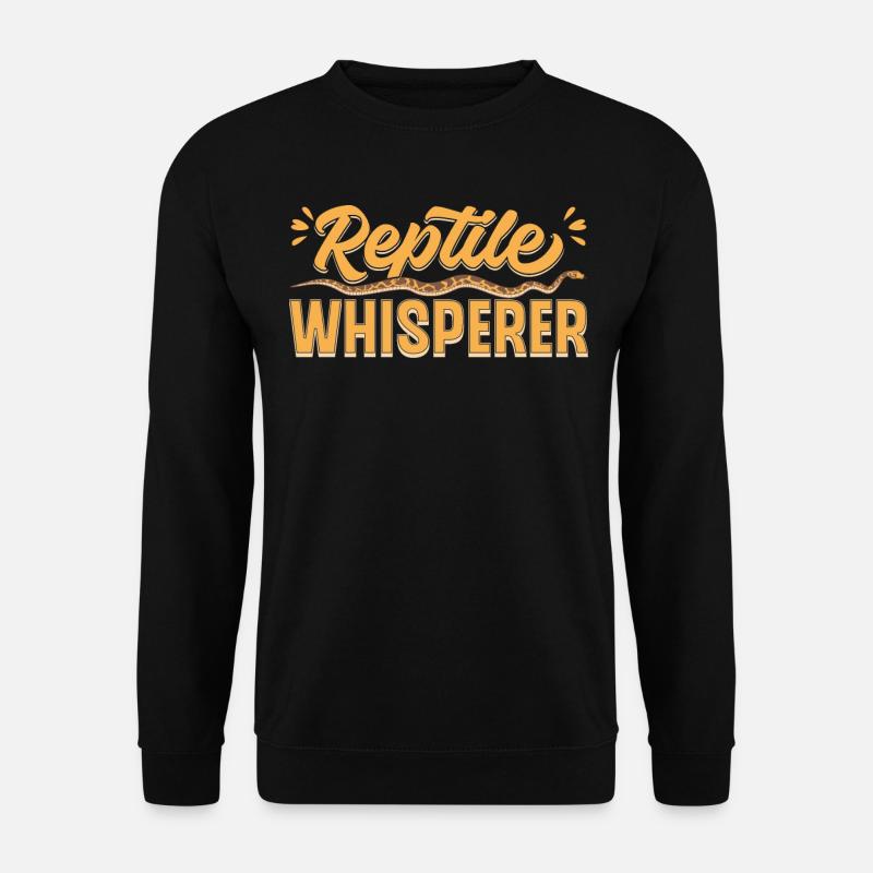 Reptilien-Flüsterer - Unisex Pullover - Schwarz