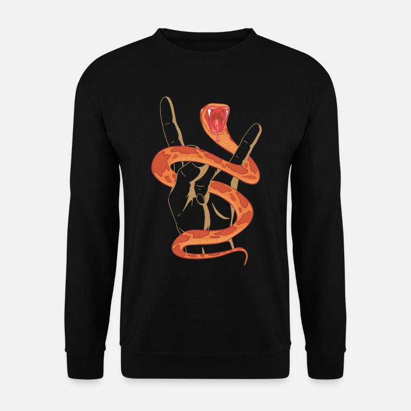 Schlange - Unisex Pullover - Schwarz