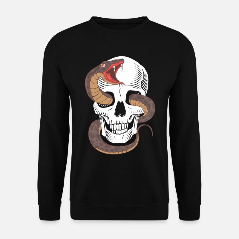 Schlangen - Unisex Pullover - Schwarz