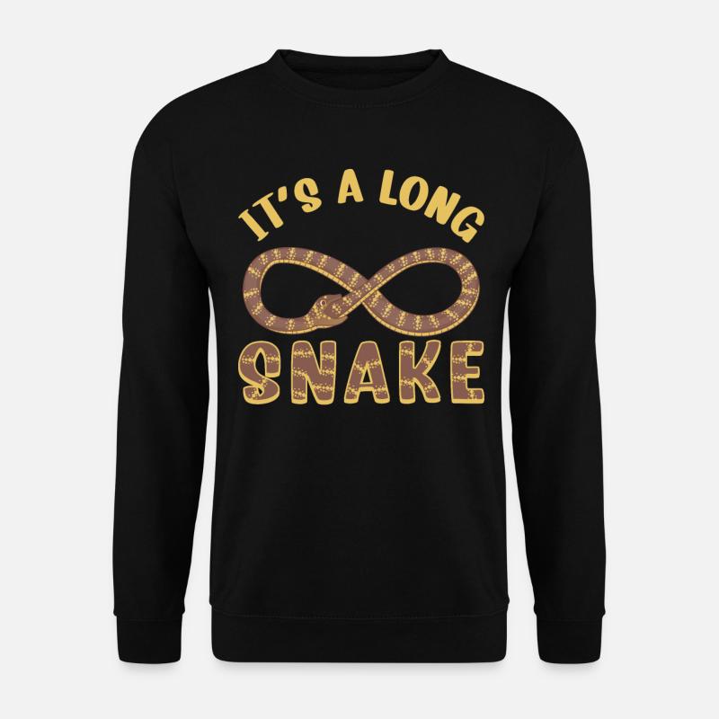 C’est un long serpent - Sweat-shirt Unisexe - noir