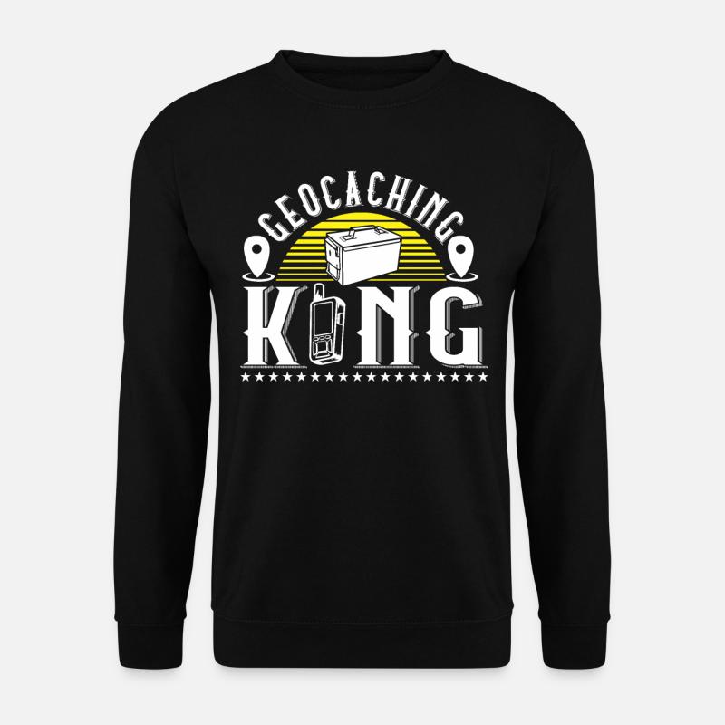 Geocaching King - Unisex Sweatshirt - black