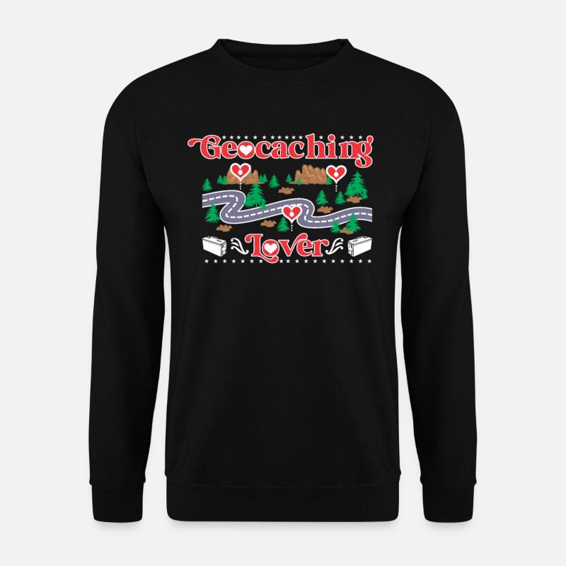 Amateur de géocaching - Sweat-shirt Unisexe - noir