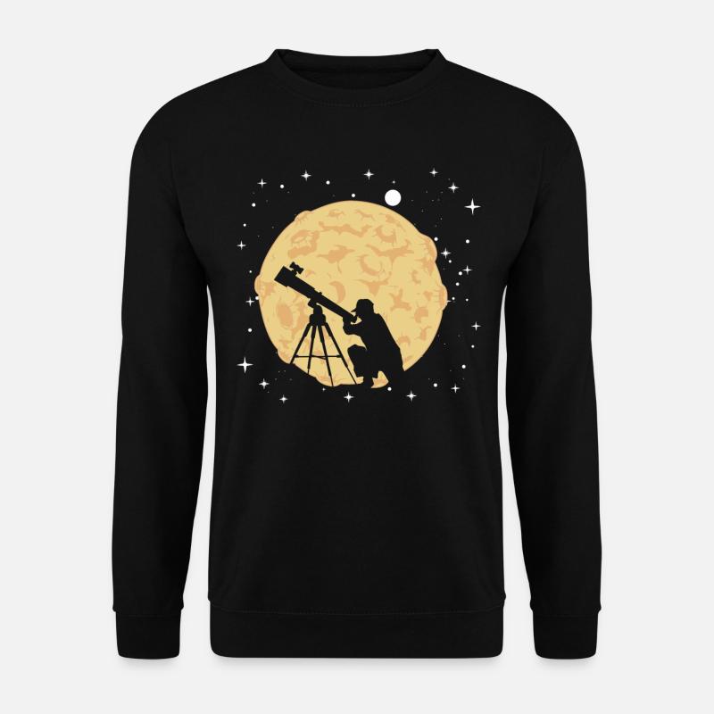 Observation des étoiles - Sweat-shirt Unisexe - noir