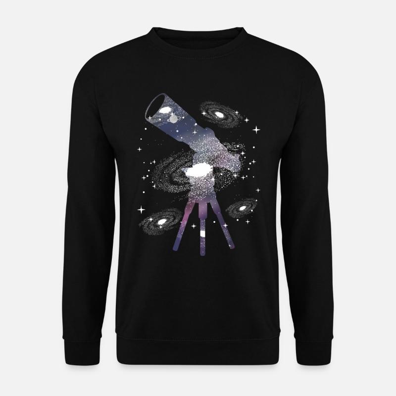 Sternenbeobachtung - Unisex Pullover - Schwarz