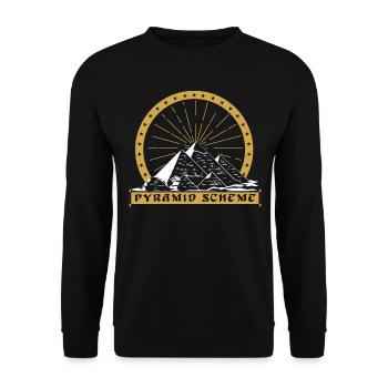 Schneeballsystem - Unisex Pullover - Schwarz - Vorne - Alina (178cm) & Michal (187cm)