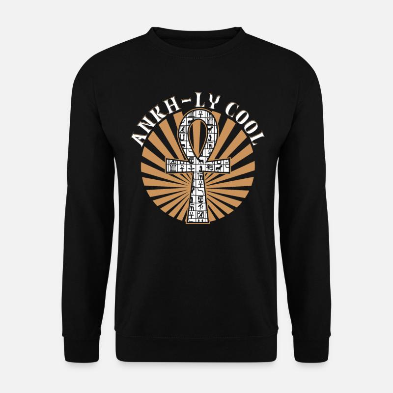 Ankh-ly cool - Unisex Pullover - Schwarz