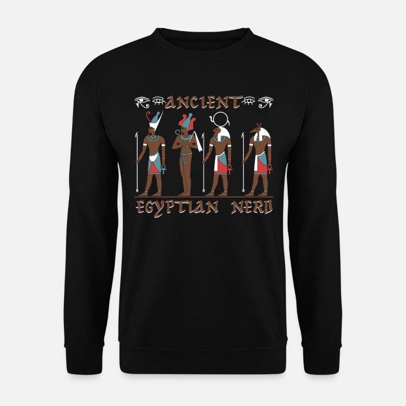 Altägyptischer Nerd - Unisex Pullover - Schwarz