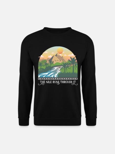 Die Läufe durch ihn - Unisex Pullover - Schwarz