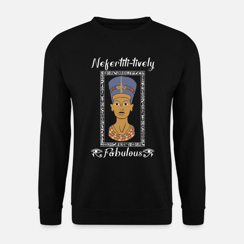 Nofretete fabelhaft - Unisex Pullover - Schwarz