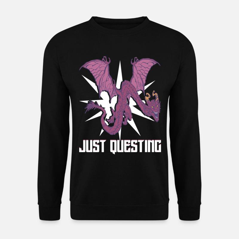 Just questing - Unisex Sweatshirt - black