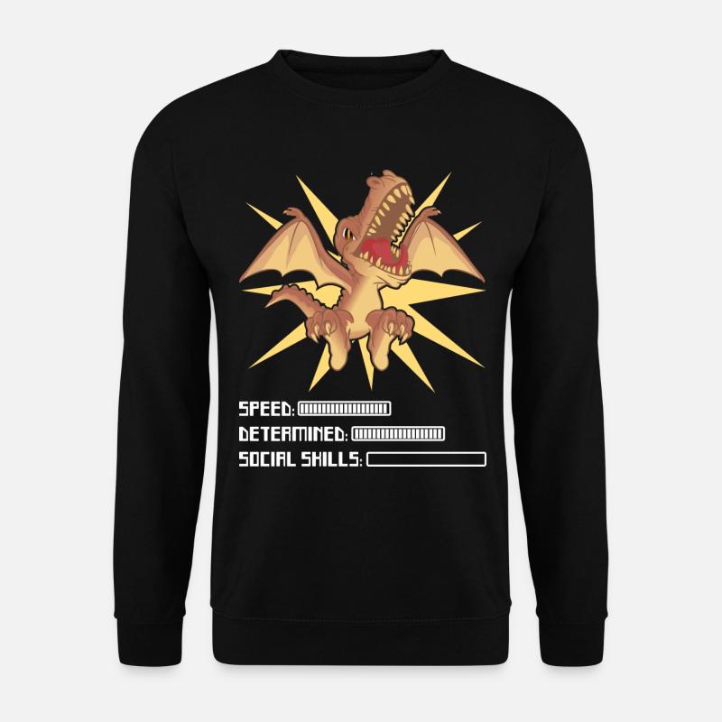 Vitesse : Déterminé : Compétences sociales : - Sweat-shirt Unisexe - noir