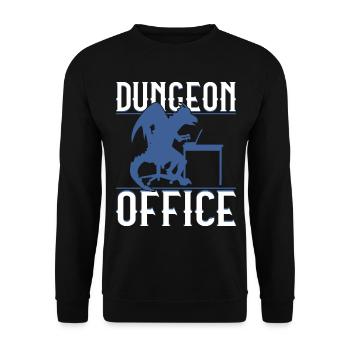 Bureau du donjon - Sweat-shirt Unisexe - noir - Devant - Alina (178cm) & Michal (187cm)