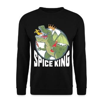 Spice King - Unisex Sweatshirt - black - Front - Alina (178cm) & Michal (187cm)