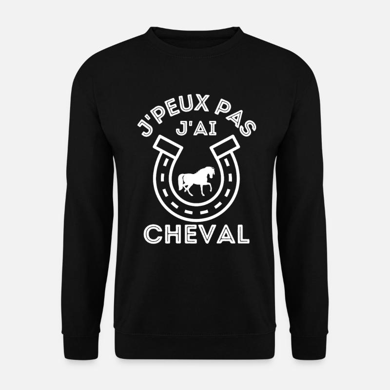 Reiten - Unisex Pullover - Schwarz