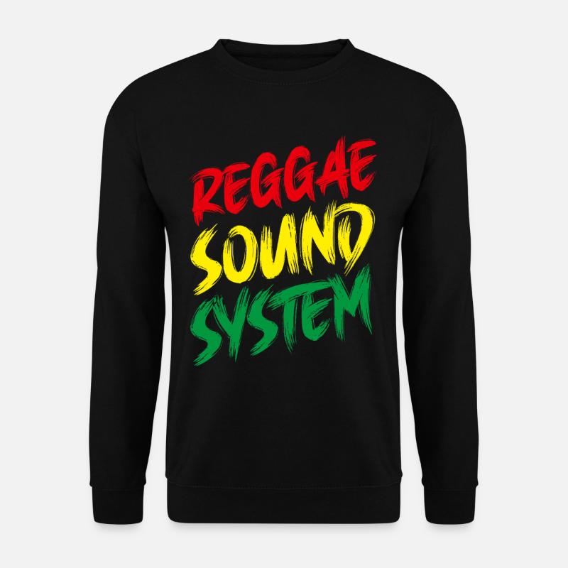 Reggae Sound System - Rasta - Jamaica - Unisex Sweatshirt - black