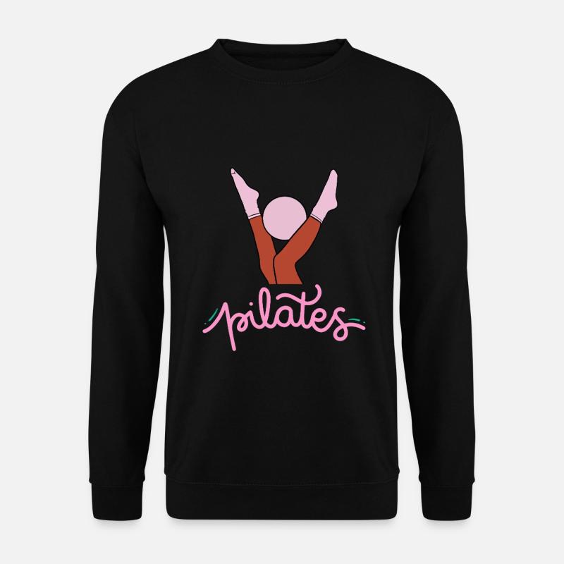Pilates Élan Rose - Unisex Sweatshirt - black
