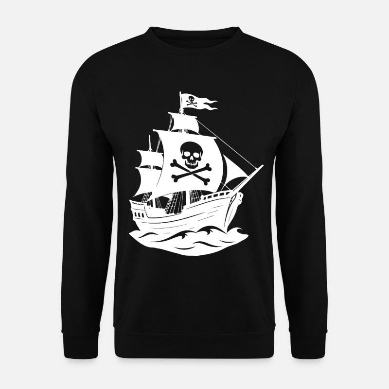 Pirate ship - Unisex Sweatshirt - black