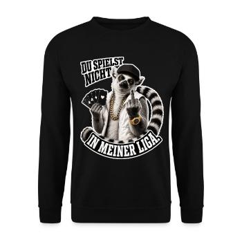 Tu n’es pas à mon niveau - Sweat-shirt Unisexe - noir - Devant - Alina (178cm) & Michal (187cm)