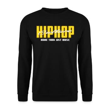 Hip Hop Culture - More Than Just Music - Unisex Pullover - Schwarz - Vorne - Alina (178cm) & Michal (187cm)