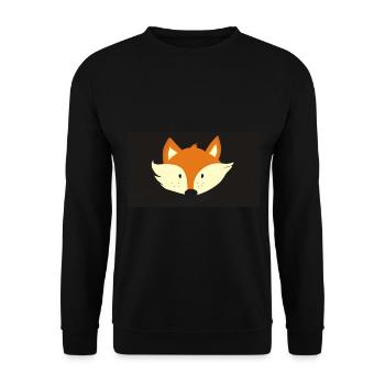 Renard - Sweat-shirt Unisexe - noir - Devant - Alina (178cm) & Michal (187cm)
