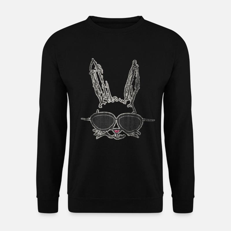 Cool Easter Sunglasses - Unisex Sweatshirt - black