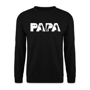 Dart Dad Shirt, Dart Husband Cadeaux pour hommes - Sweat-shirt Unisexe - noir - Devant - Alina (178cm) & Michal (187cm)