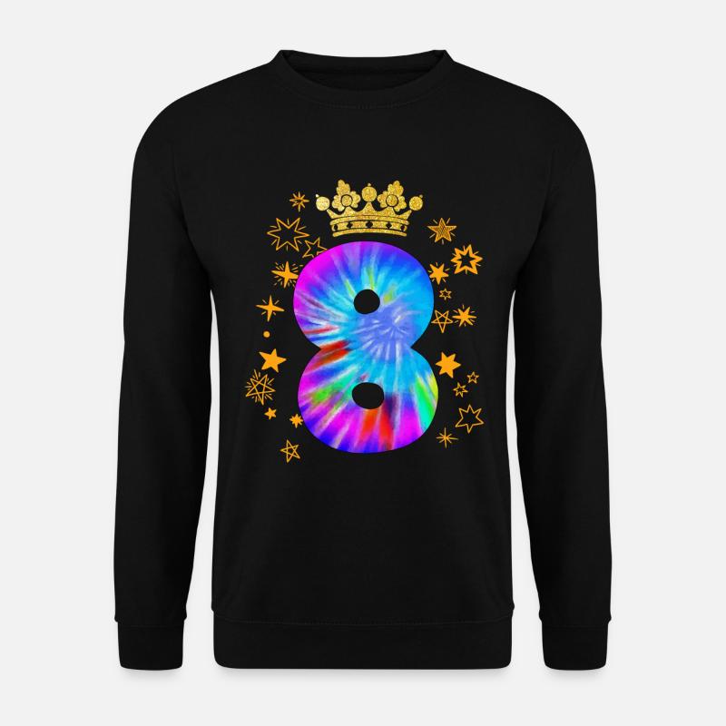 8. Geburtstag - Unisex Pullover - Schwarz
