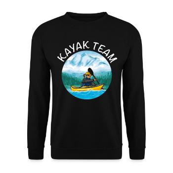 Kayak de groupe - Sweat-shirt Unisexe - noir - Devant - Alina (178cm) & Michal (187cm)