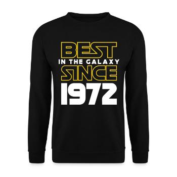 Best of the Galaxy 1972 50 Jahre Jubiläum - Unisex Pullover - Schwarz - Vorne - Alina (178cm) & Michal (187cm)