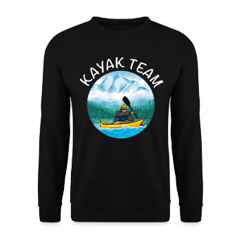 Kayak de groupe - Sweat-shirt Unisexe - noir - Devant - Alina (178cm) & Michal (187cm)