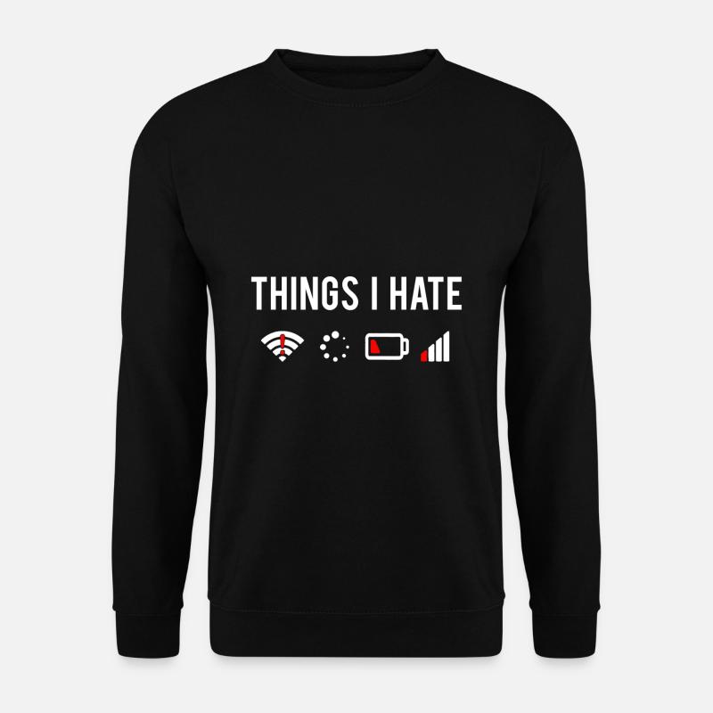 Nerd Geschenk Geek - Unisex Pullover - Schwarz