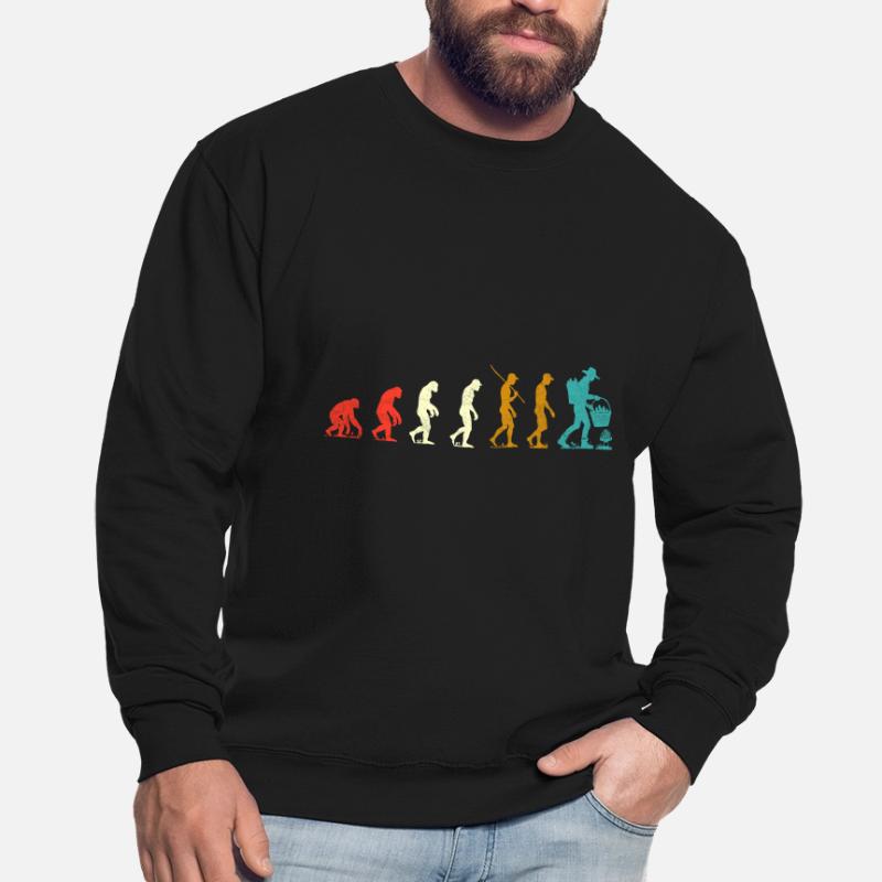 Evolution chercheurs de morilles Sweat-shirt Unisexe