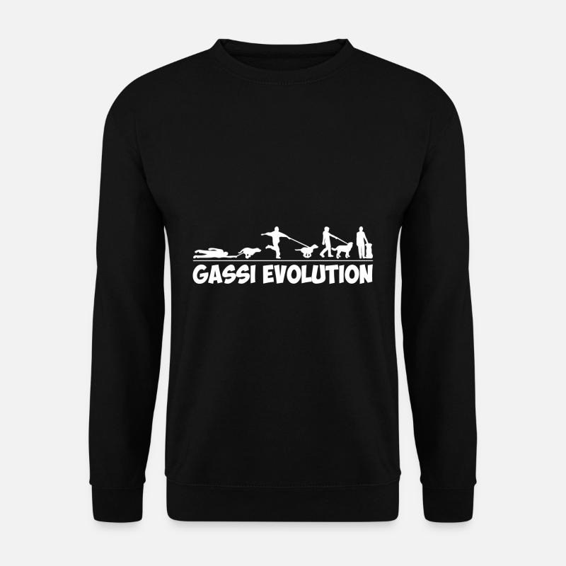 Hund Gassi - Unisex Pullover - Schwarz