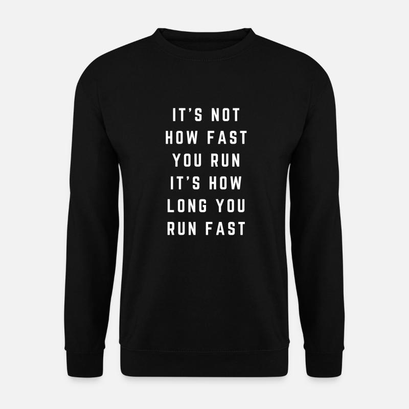 To run - Unisex Sweatshirt - black
