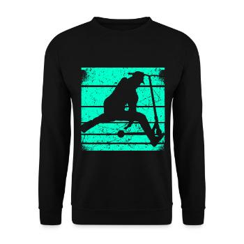 Stunt Scooter pour enfants Stunt Scooter Scooter - Sweat-shirt Unisexe - noir - Devant - Alina (178cm) & Michal (187cm)